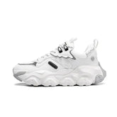 Chunky PU Non Slip Lace Up Sneakers